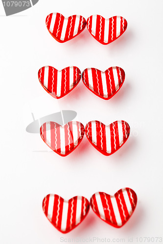 Image of Red Valentine hearts