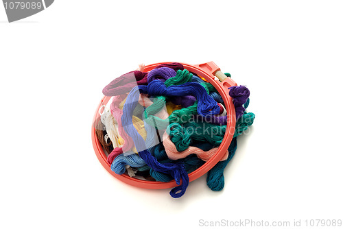 Image of Embroidery floss with tambour