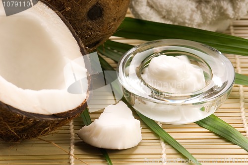Image of Coconut and coconut oil 