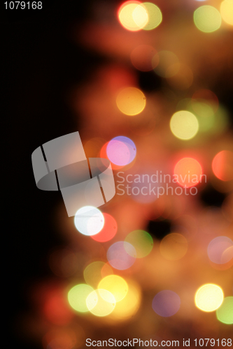 Image of christmas lights background