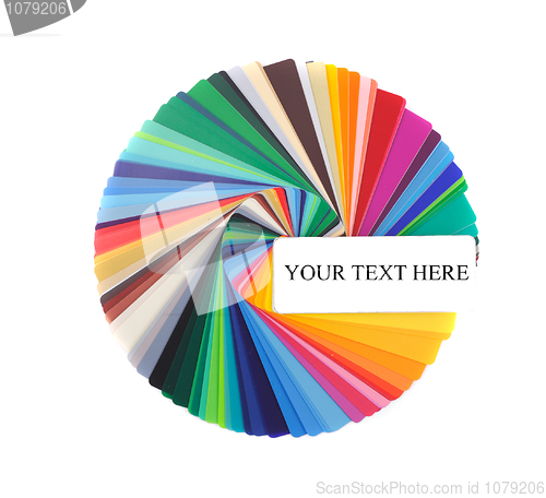 Image of color palette