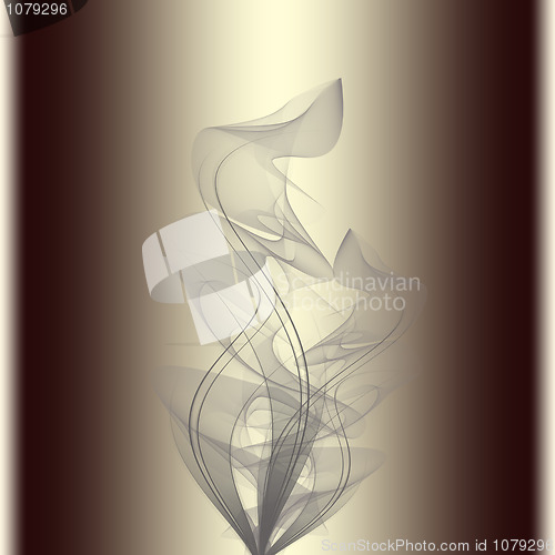 Image of Metal lines and smoke