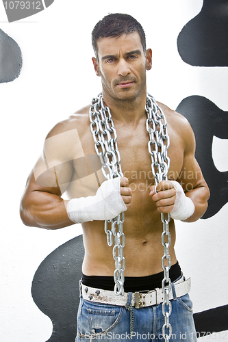 Image of sexy rude man