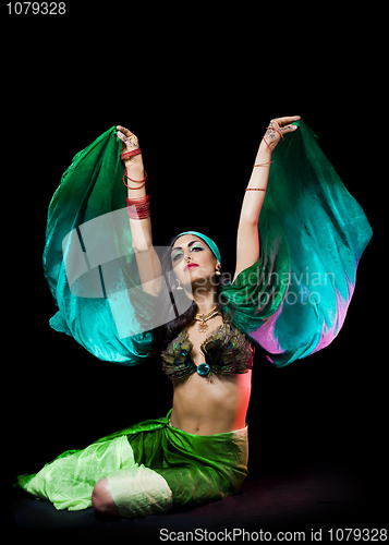 Image of oriental dancer woman