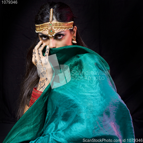 Image of oriental dancer woman