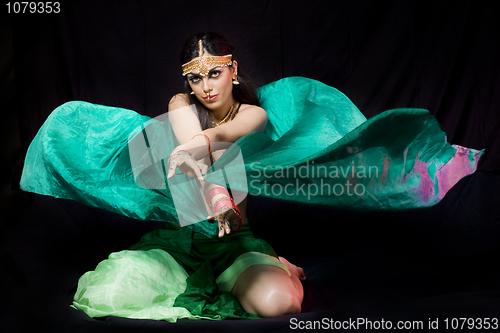 Image of oriental dancer woman