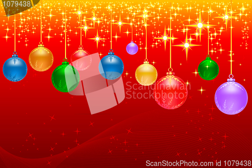 Image of hanging christmas ball