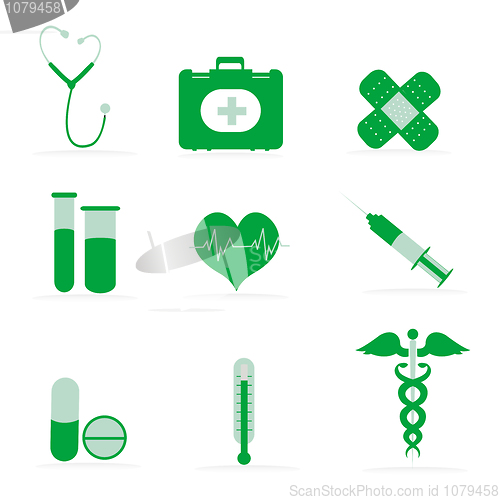 Image of medical icons