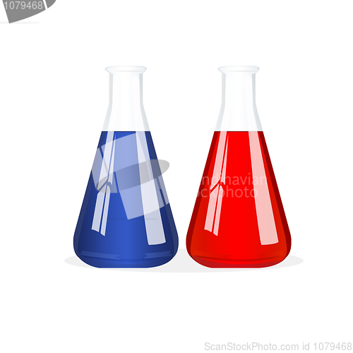 Image of isolated beakers