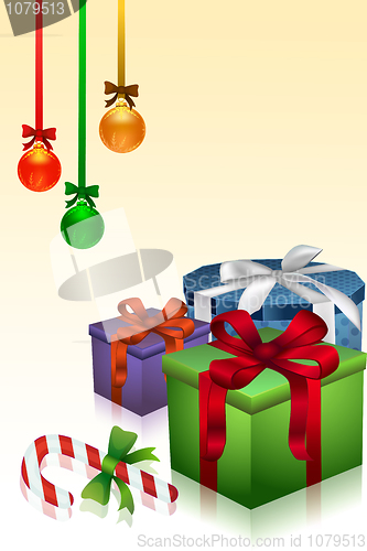 Image of christmas gifts and decoration