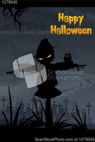 Image of halloween scarecrow