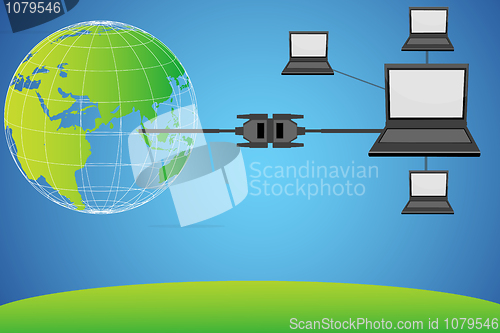 Image of world wide networking