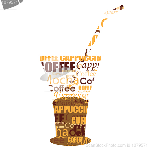 Image of typography cold coffee