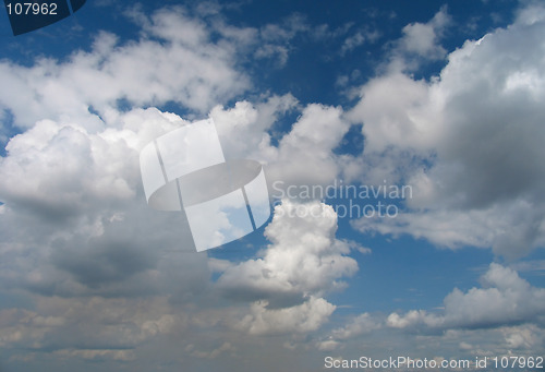 Image of Cumulus clouds