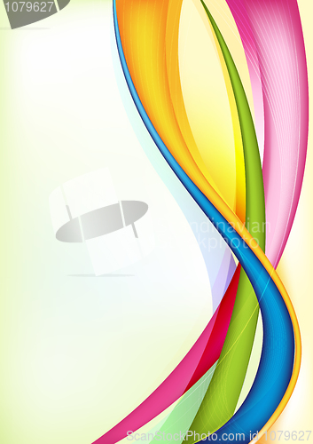 Image of swirly colorful background