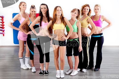 Image of full length of fit women