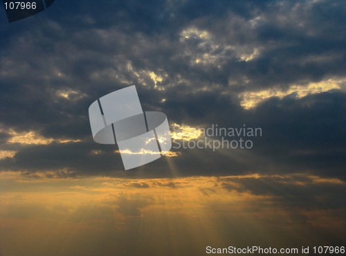 Image of Sunset rays