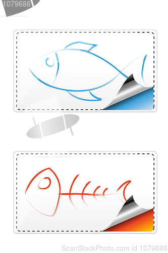 Image of fishy sticker