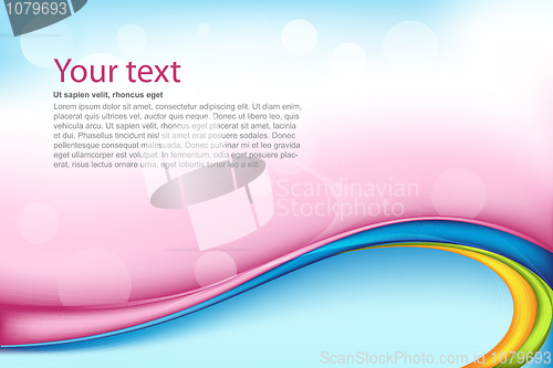 Image of colorful wavy background