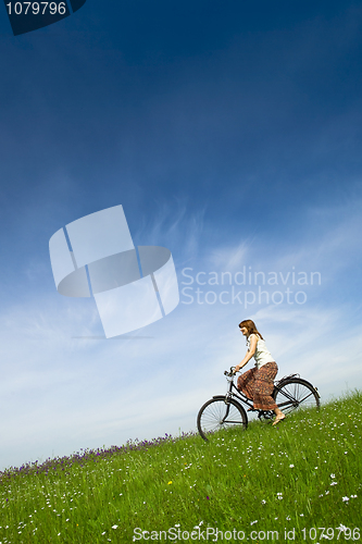 Image of Riding a bicycle