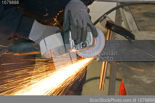 Image of steel worker