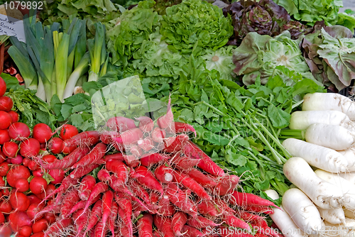 Image of vegetables market