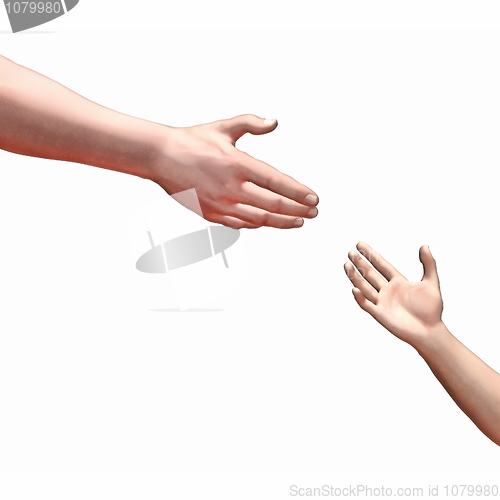 Image of helping hands
