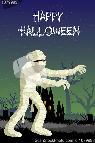 Image of halloween mummy