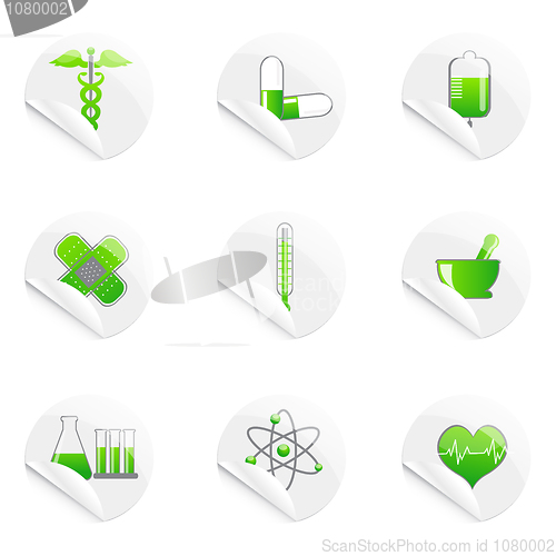 Image of medical sticky icon