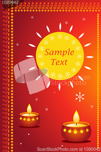 Image of diwali card