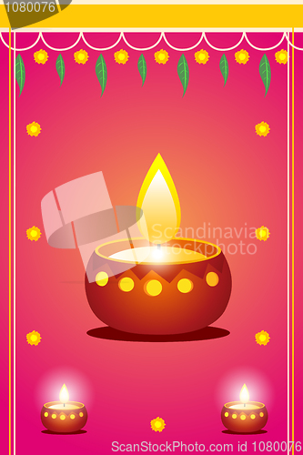 Image of diwali card