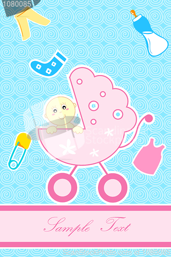 Image of baby in pram