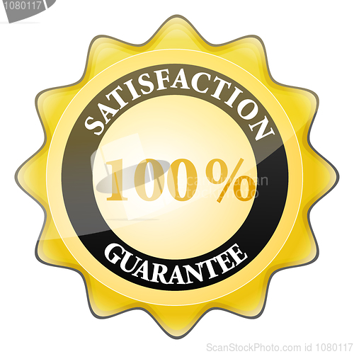 Image of 100% satisfaction guaranteed sign