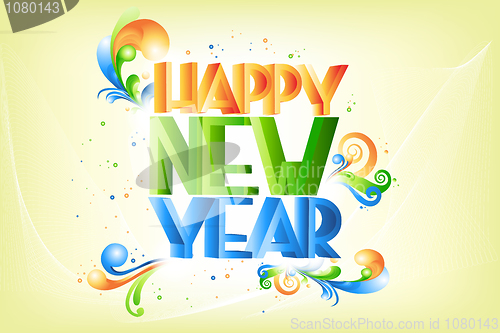 Image of colorful new year