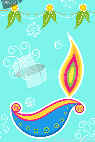 Image of diwali card