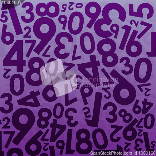 Image of numeral background