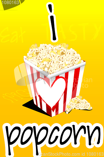 Image of i love popcorn