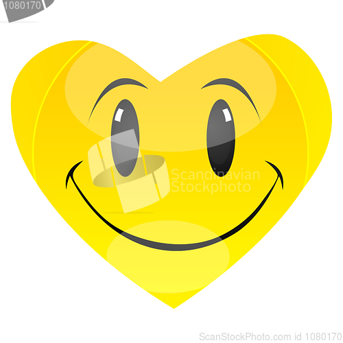 Image of smiley heart