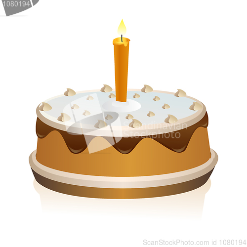 Image of isolated cake