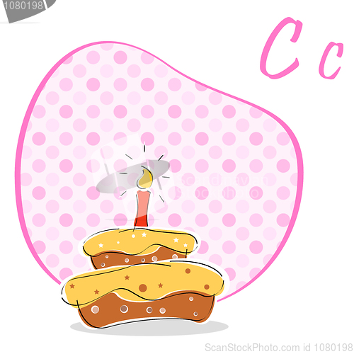 Image of c for cake