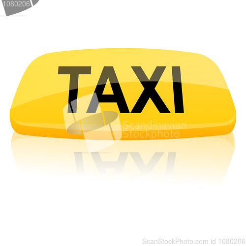 Image of taxi sign