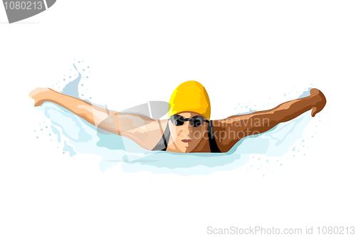 Image of lady swimmer