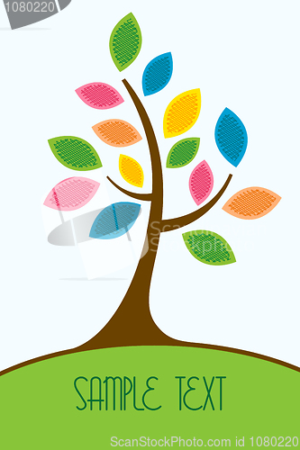 Image of colorful tree