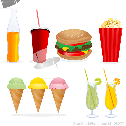 Image of junk foods