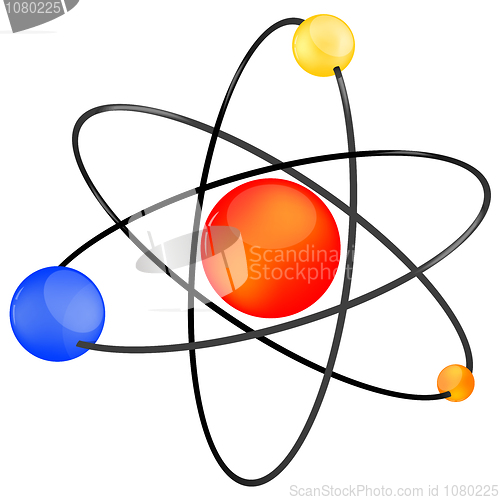 Image of vector atom icon