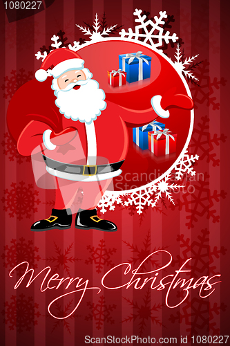 Image of santa with gifts