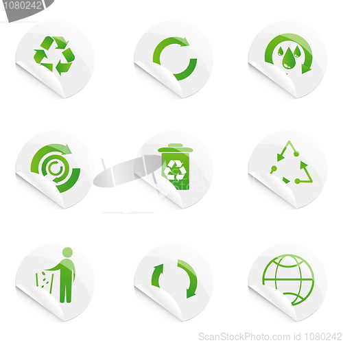 Image of recyle stickers