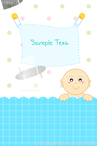 Image of baby arrival announcement