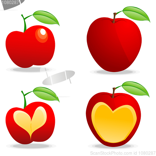 Image of different apples