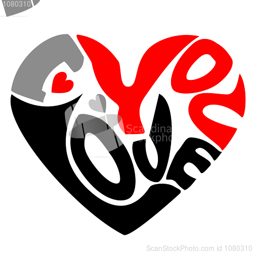 Image of floral heart